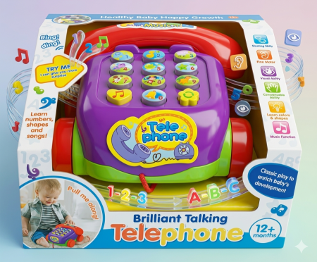تلفون تفاعلي للأطفال ☎️