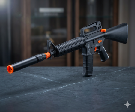 بارودة M16 طويلة ⚫️
