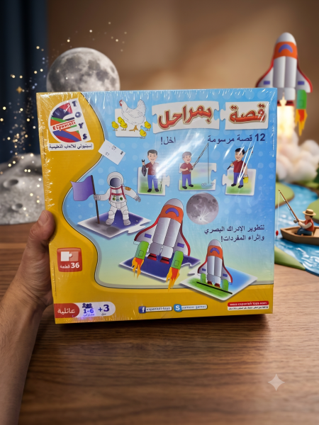 القصة ب 3 مراحل 3️⃣