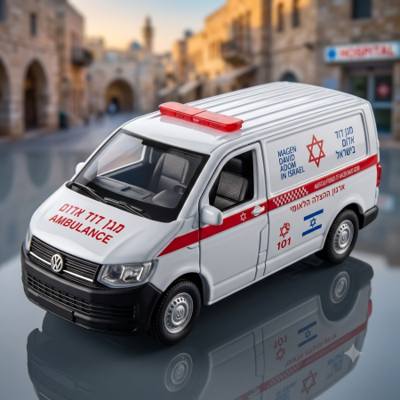 مجسم إسعاف ابيض 🚑